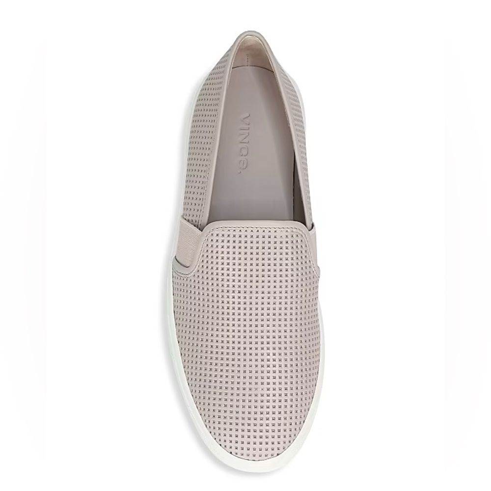 Vince Blair Perforated Leather Slip-On Sneakers size 6.5